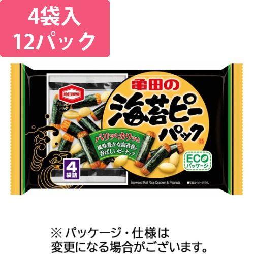 亀田の海苔ピーパック　85g(4袋)/パック　1セット(12パック)画像
