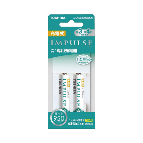 ニッケル水素充電器　単３・単４形兼用充電器セット画像
