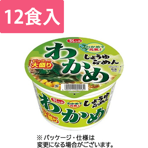 マイフレンド　ビック　わかめしょうゆらーめん　100g　1セット(12食)画像