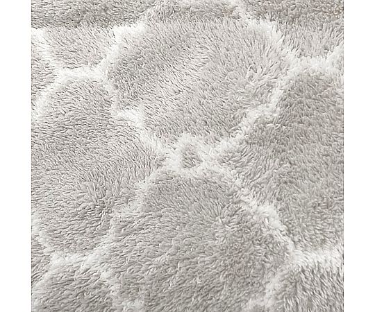 マイクロファイバーフェイスタオル2P MF モフモフモロッカン 34×80cm GRAY 1セット（2枚×10袋入） パッケージに収められたモロッカンデザインのタオルが並ぶ様子