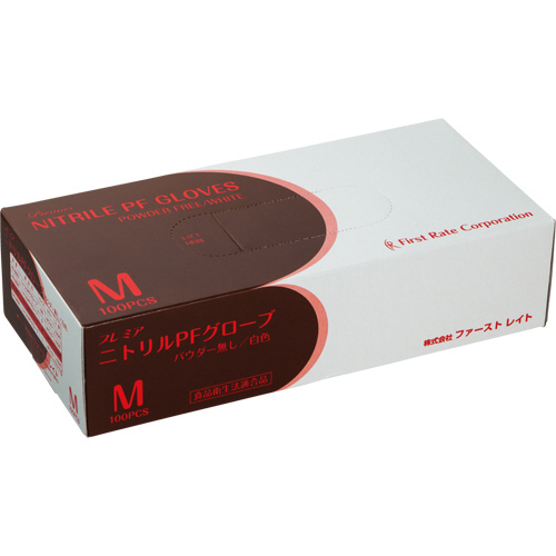 ﾌﾟﾚﾐｱﾆﾄﾘﾙPFｸﾞﾛｰﾌﾞ ﾊﾟｳﾀﾞｰﾌﾘｰ ﾎﾜｲﾄ M 1箱(100枚)