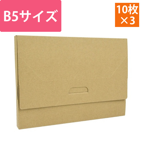 段ボール　B5サイズ(10枚入り)×3画像
