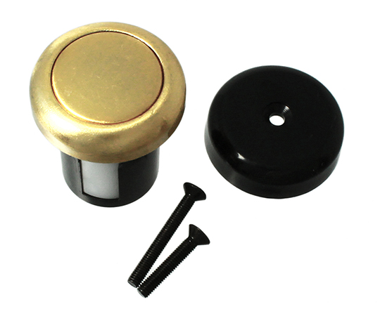 プッシュツマミ　30mm　金消