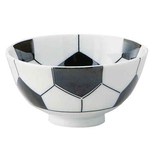 茶碗 サッカーボール 飯碗 子供用 磁器画像
