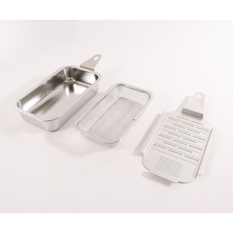 調理用品　kan　アルミ角オロシ金(中子付)　カンダ画像