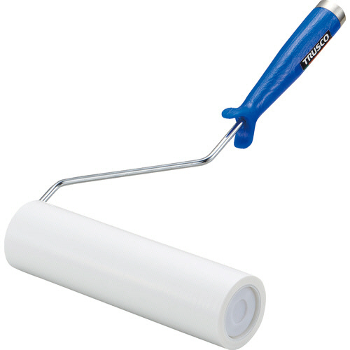 ｸﾘｰﾝﾙｰﾑ用粘着ﾛｰﾗｰ 8ｲﾝﾁ用ﾊﾝﾄﾞﾙ 粘着ﾛｰﾗｰﾎﾜｲﾄ1巻付 2重袋入 1本画像