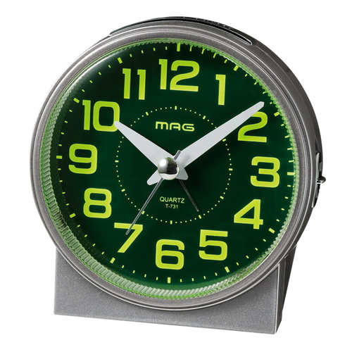 目覚まし時計 光助 時計 ライト付き 連続秒針