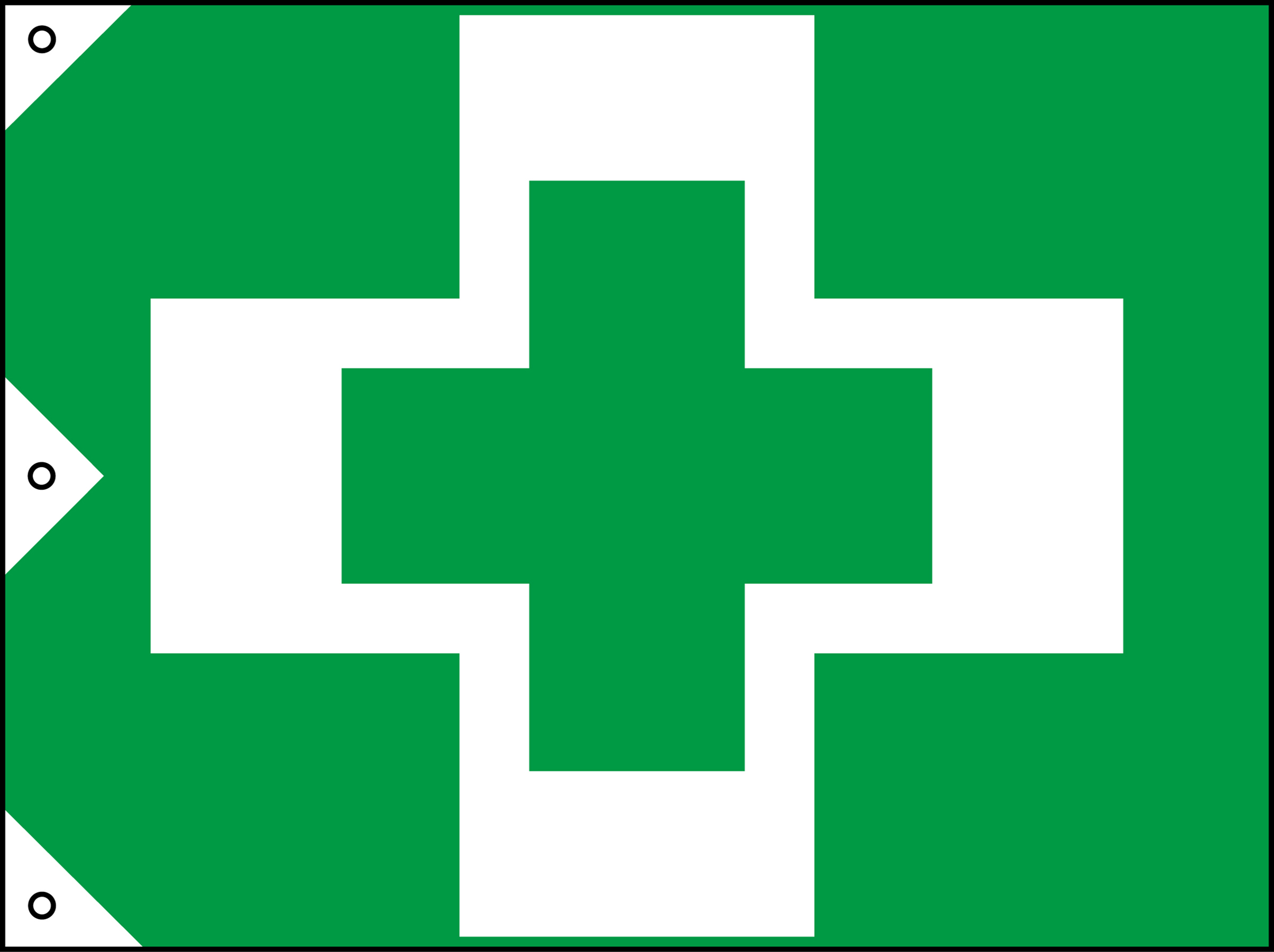 旗　安全衛生旗（中）画像