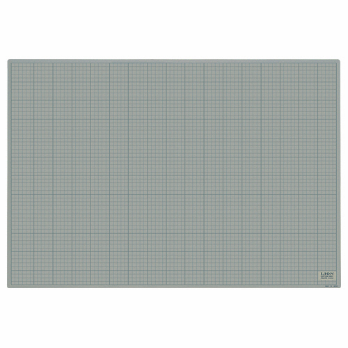 ｶｯﾃｨﾝｸﾞﾏｯﾄ 再生PVC製 両面使用 900×620×3mm 灰/黒 1枚