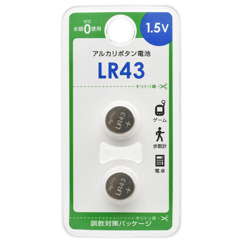 ｱﾙｶﾘﾎﾞﾀﾝ電池 1ﾊﾟｯｸ(2個)画像