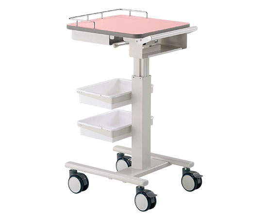 ナースカート（昇降タイプ） ピンク