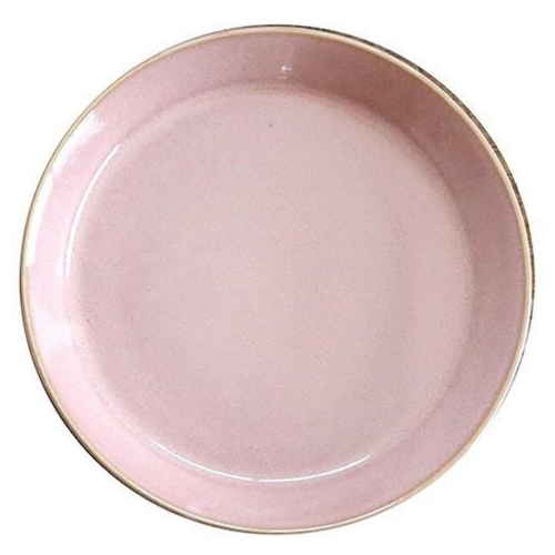 プレート 14cm 洋食器 ナチュラルカラー 磁器 食器 美濃焼 ピンク画像