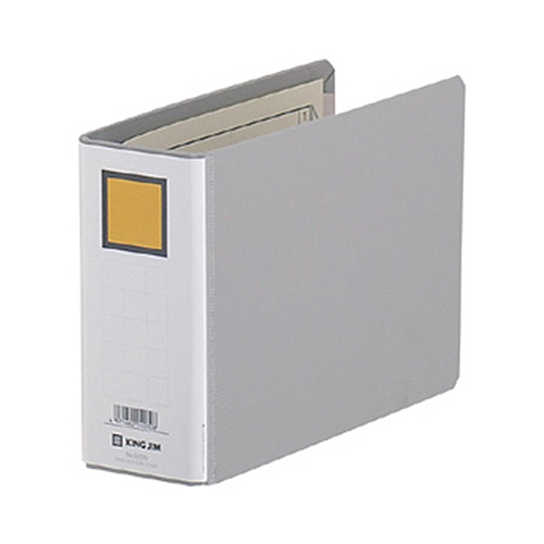 ｷﾝｸﾞﾌｧｲﾙG B6ﾖｺ 500枚収容 50mmとじ 背幅66mm ｸﾞﾚｰ 1冊画像