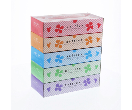 ボックスティッシュ アクトリスティッシュ 150W 5個入画像