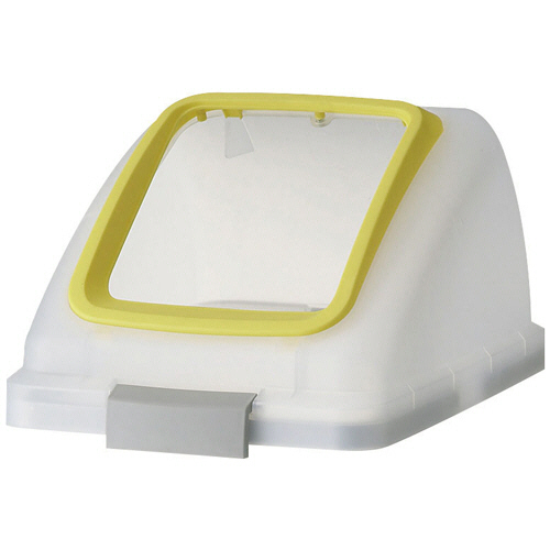 ﾘｻｲｸﾙﾄﾗｯｼｭ SKL-50 角穴蓋 ｲｴﾛｰ ﾌﾟﾗｽﾁｯｸ1個画像