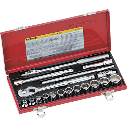 3/8 ｿｹｯﾄﾚﾝﾁｾｯﾄﾒﾀﾙｹｰｽｾｯﾄ ｲﾝﾁ 12ｺﾏ19点 1ｾｯﾄ画像