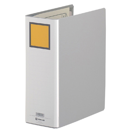 ｷﾝｸﾞﾌｧｲﾙG B5ﾀﾃ 800枚収容 80mmとじ 背幅96mm ｸﾞﾚｰ 1冊画像