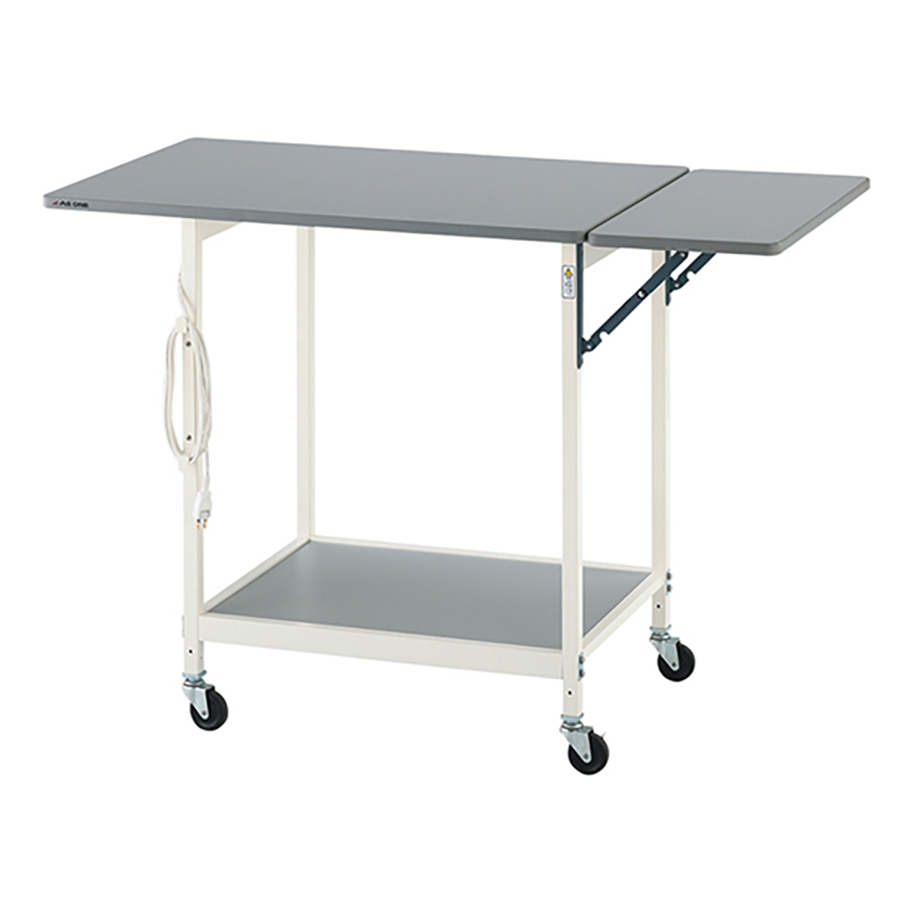 ニューラボベンチ（ホワイトカラー)　補助天板付き画像