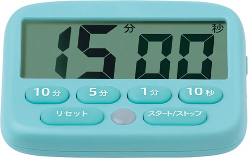 トキ・サポ　デジタルタイマー　光ってお知らせ画像