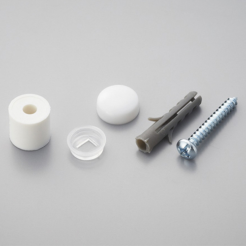 ﾊﾟﾝﾁﾝｸﾞﾎﾞｰﾄﾞﾊﾟｰﾂ 壁面用 止め具ｾｯﾄ 白 (4組入/ﾊﾟｯｸ) 1ｾｯﾄ(5ﾊﾟｯｸ)画像