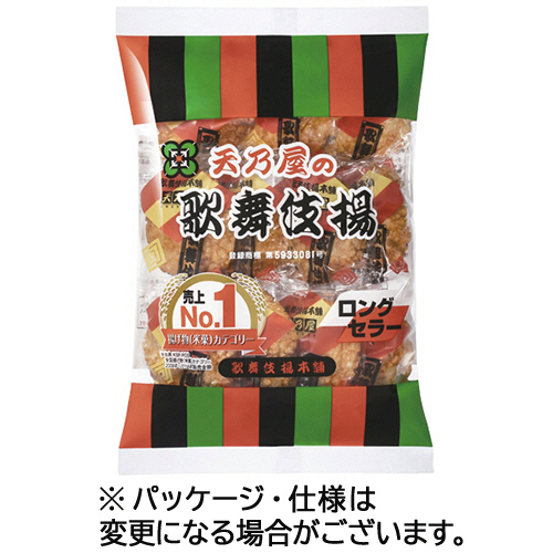 歌舞伎揚 1ｾｯﾄ(33枚:11枚×3ﾊﾟｯｸ)画像