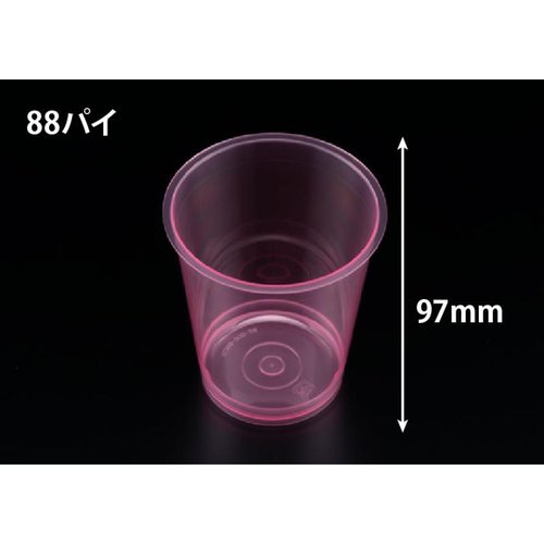 デザートカップ RD88-300 クリアー レッド リスパック画像