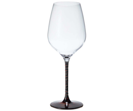 漆塗ワイングラス M 430mL 曙画像
