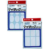 ﾏｲﾀｯｸﾗﾍﾞﾙ 一般無地 23×34mm 1ｾｯﾄ(1350片:135片×10ﾊﾟｯｸ)画像