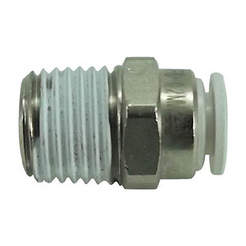 ﾀｯﾁｺﾈｸﾀｰﾌｧｲﾌﾞ ﾒｲﾙｺﾈｸﾀｰ W(白)6mm･R1/4 1個画像