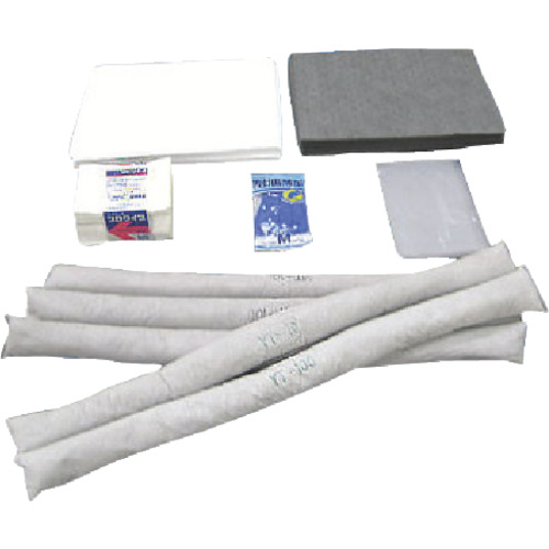 油吸収材 ｱﾌﾞﾗﾄｰﾙ 緊急対策ｾｯﾄ(詰替用) A 1ｾｯﾄ画像