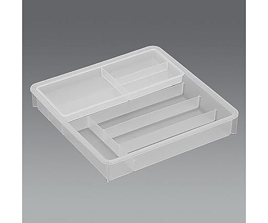 318x318x59mm 整理用トレー(2段/ポリプロピレン)画像