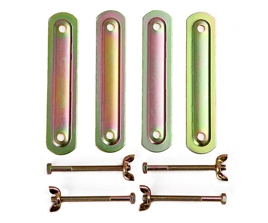 ポスト用取り付け金具　120mm×ビスピッチ90mm×25mm画像