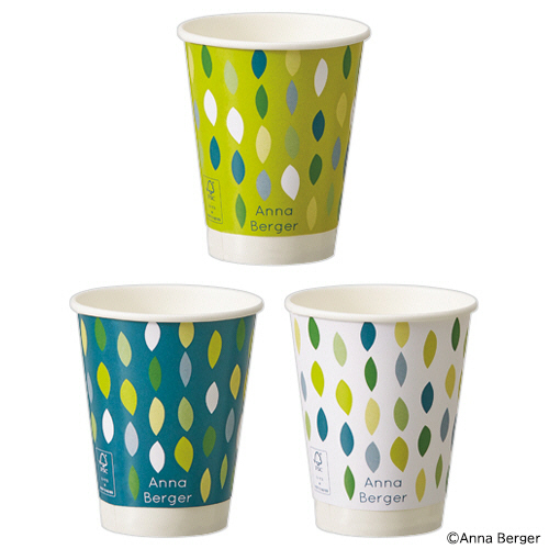 厚紙ﾀﾝﾌﾞﾗｰ 両面ﾗﾐﾈｰﾄ GREEN 280mL(9.5ｵﾝｽ) 1ｾｯﾄ(1000個:50個×20ﾊﾟｯｸ)画像