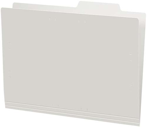 個別フォルダー（ＰＰ製・５０枚パック）グレー画像