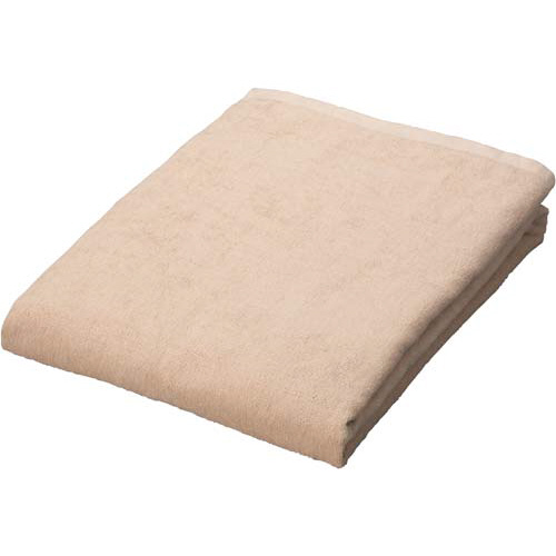 業務用スレン染め　大判バスタオル　ベージュ　５枚入画像