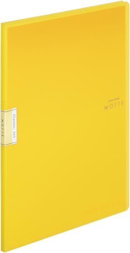 クリヤーブックモッテＡ４縦　２０Ｐ　黄　１０冊画像