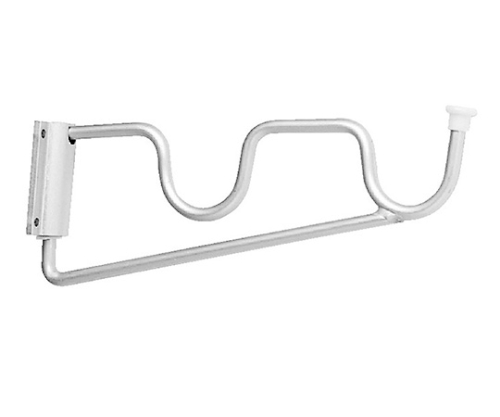 物干金物 バルコニー用 横収納タイプ シルバー画像