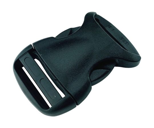 平ベルト金具 サイドリリースバックル 流線型 30mm幅用 （1個入り）画像