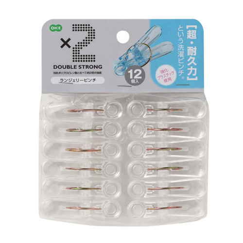 洗濯ピンチ ポリカランジェリーピンチ 12個入画像