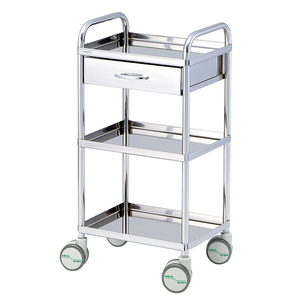 枠付き回診車(3段) 453×353×927mm画像