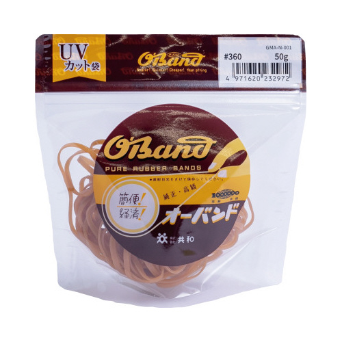 オーバンド　５０ｇ透明袋　＃３６０　アメ画像