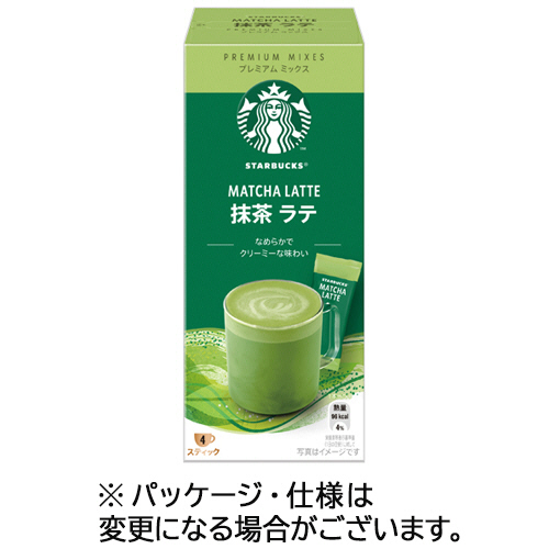 ｽﾀｰﾊﾞｯｸｽ ﾌﾟﾚﾐｱﾑﾐｯｸｽ 抹茶 ﾗﾃ 1箱(4本)画像