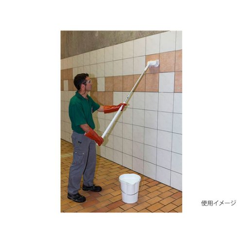 ハイジーンバケット 12L ホワイト 56865 Vikan(ヴァイカン) 透明で清潔感のあるバケットが直立している様子