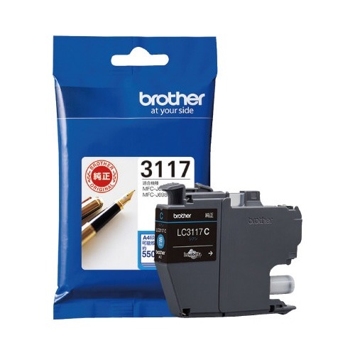 純正インク　ＬＣ３１１７Ｃ　シアン画像
