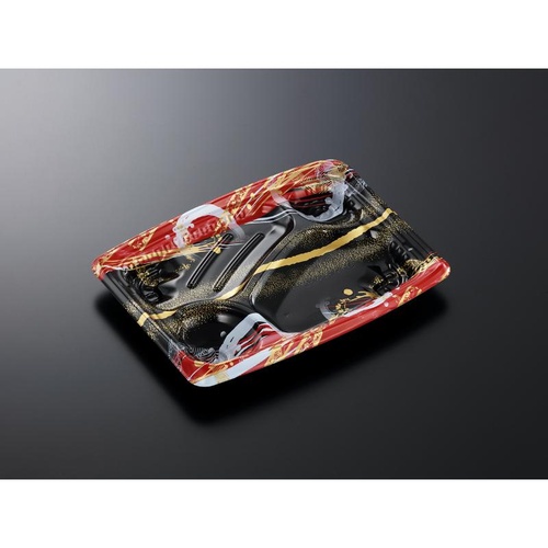 中央化学 弁当容器 CT もり弁 24-18C ことねR-BK 本体画像