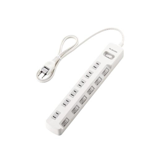 省エネタップ　一括＆個別スイッチ　６個口　１ｍ画像