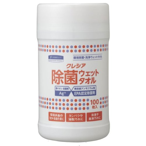 クレシア 除菌ウェットタオル 本体 日本製紙クレシア画像