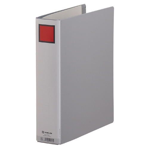 ｷﾝｸﾞﾌｧｲﾙG GXｼﾘｰｽﾞ A4ﾀﾃ 500枚収容 50mmとじ 背幅66mm ｸﾞﾚｰ 1冊画像