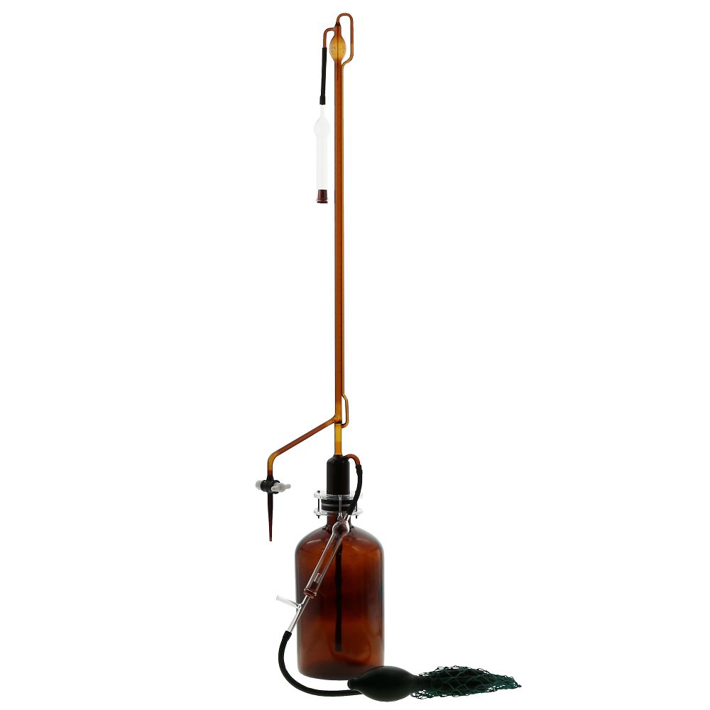 自動ビュレット　スーパーグレード　茶褐色　PTFEコック付　25mL画像