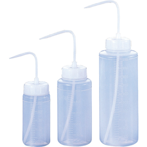 丸型洗浄瓶(広口ﾀｲﾌﾟ) 250mL 1本画像